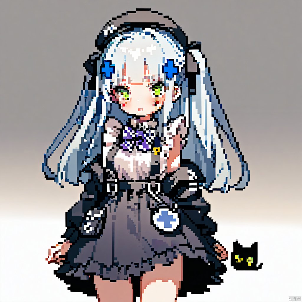 1girl,hk416 \(black kitty's gift\) \(girls' frontline\),girls' frontline,