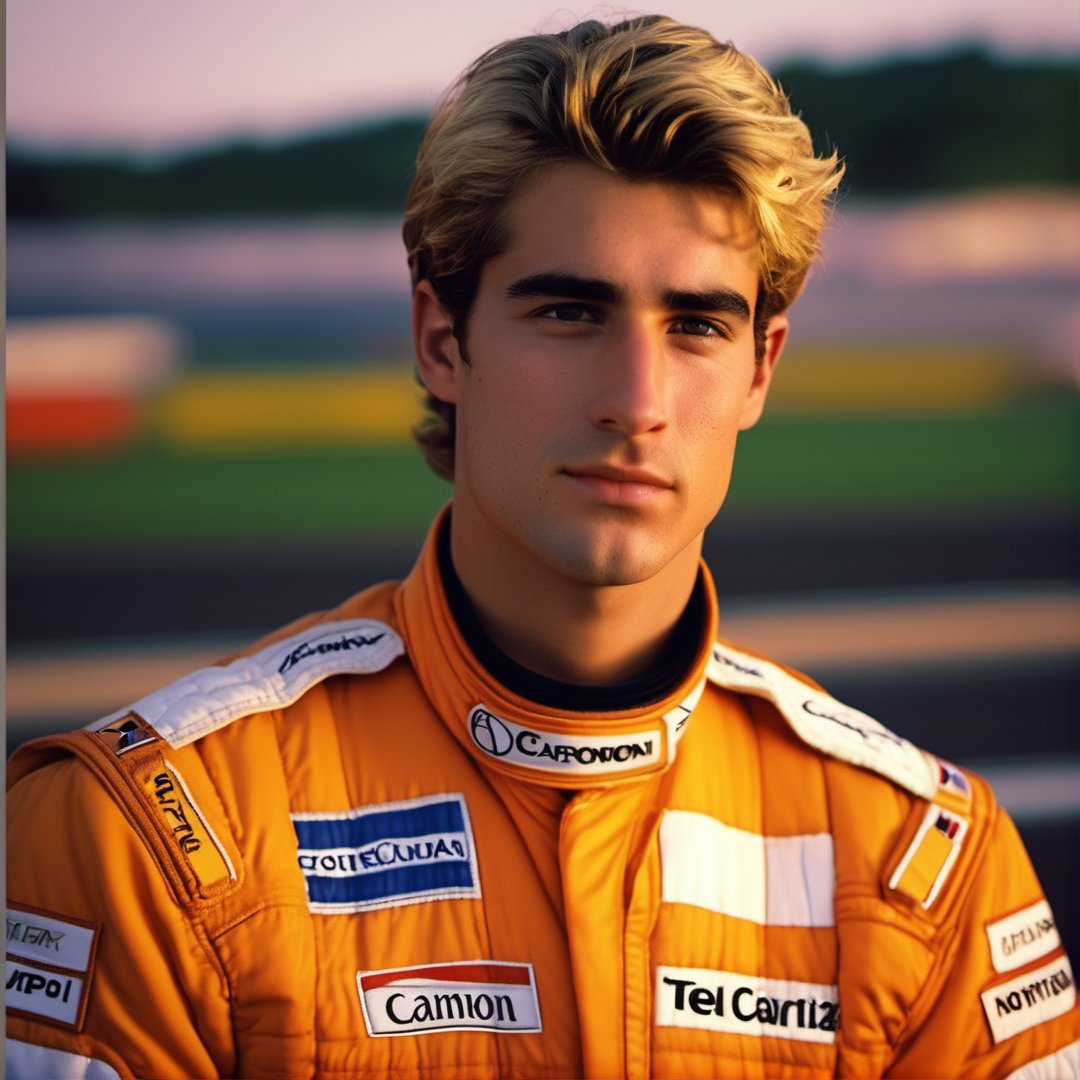 30 years old man, f1 racer, wearing nomex suit, handsome, thick eyebrows, blonde, hairy, crooked nose, cute, 1990s, 17 years old, varsity, ted colunga, f1

8k, cinematic lighting, realistic, phtotrealistic, very dramatic, very artistic, soft aesthetic, innocent, Canon EOS 5D Mark IV, Lens: 85mm f/1.8, f/4.0, ISO 100, 1/500 sec, cinema verite, film still, ((perfect anatomy): 1.5), best resolution, maximum quality, UHD, life with detail, cinematic moviemaker style
