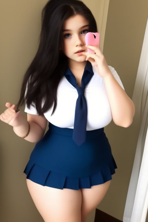 schoolgirl busty curvy ,J455