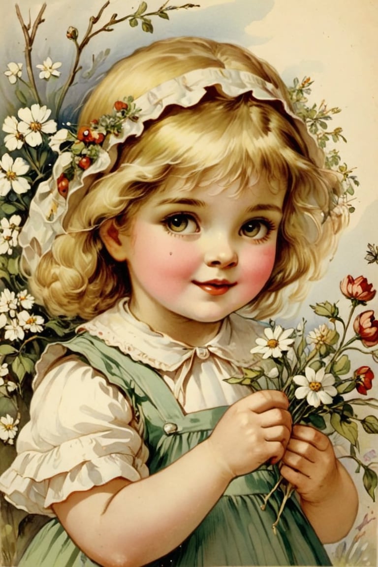 Little girl,

Vintage children's illustrations 