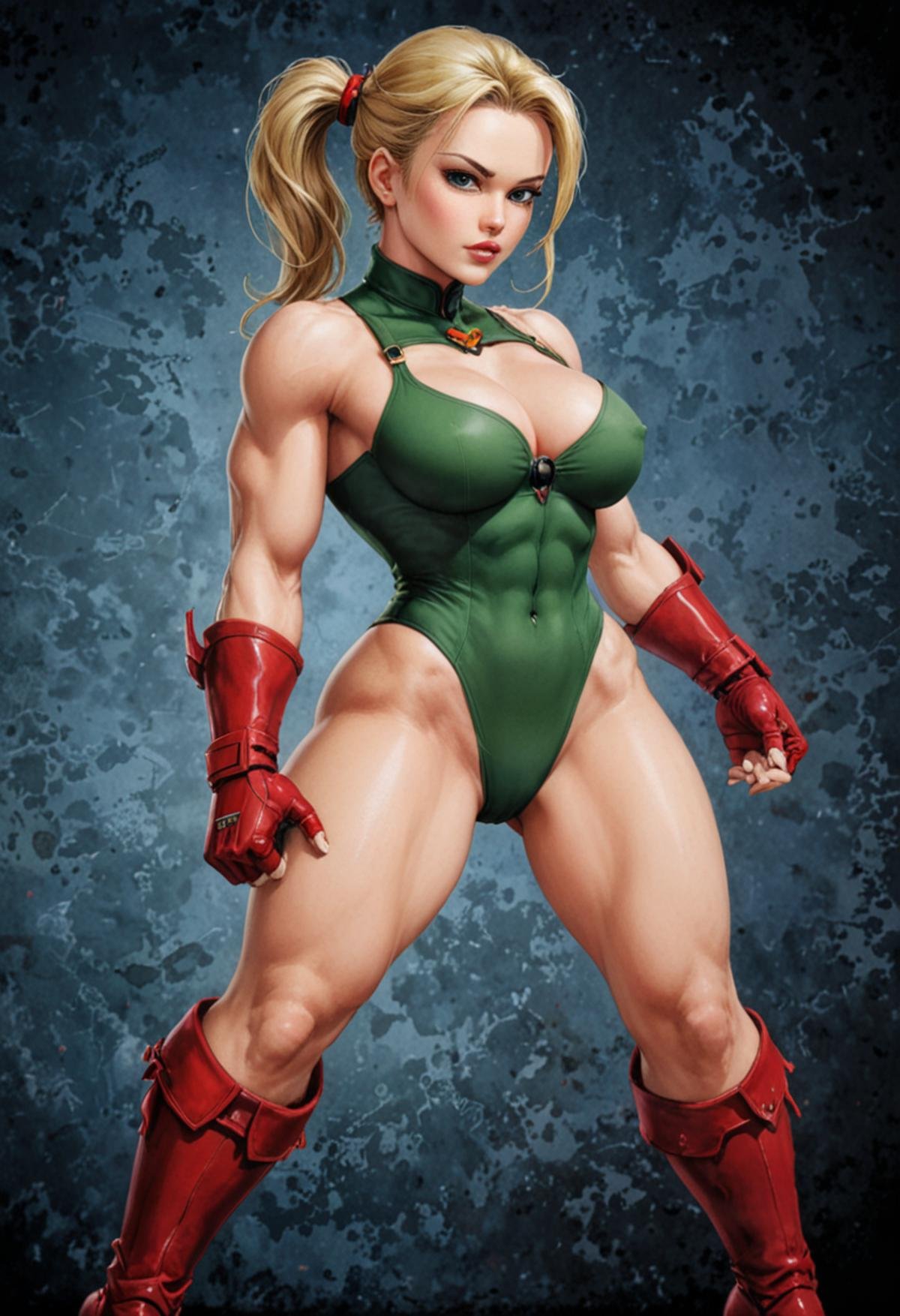 Pin up version of (Cammy (Street Fighter):1.5), by Ken Kelly