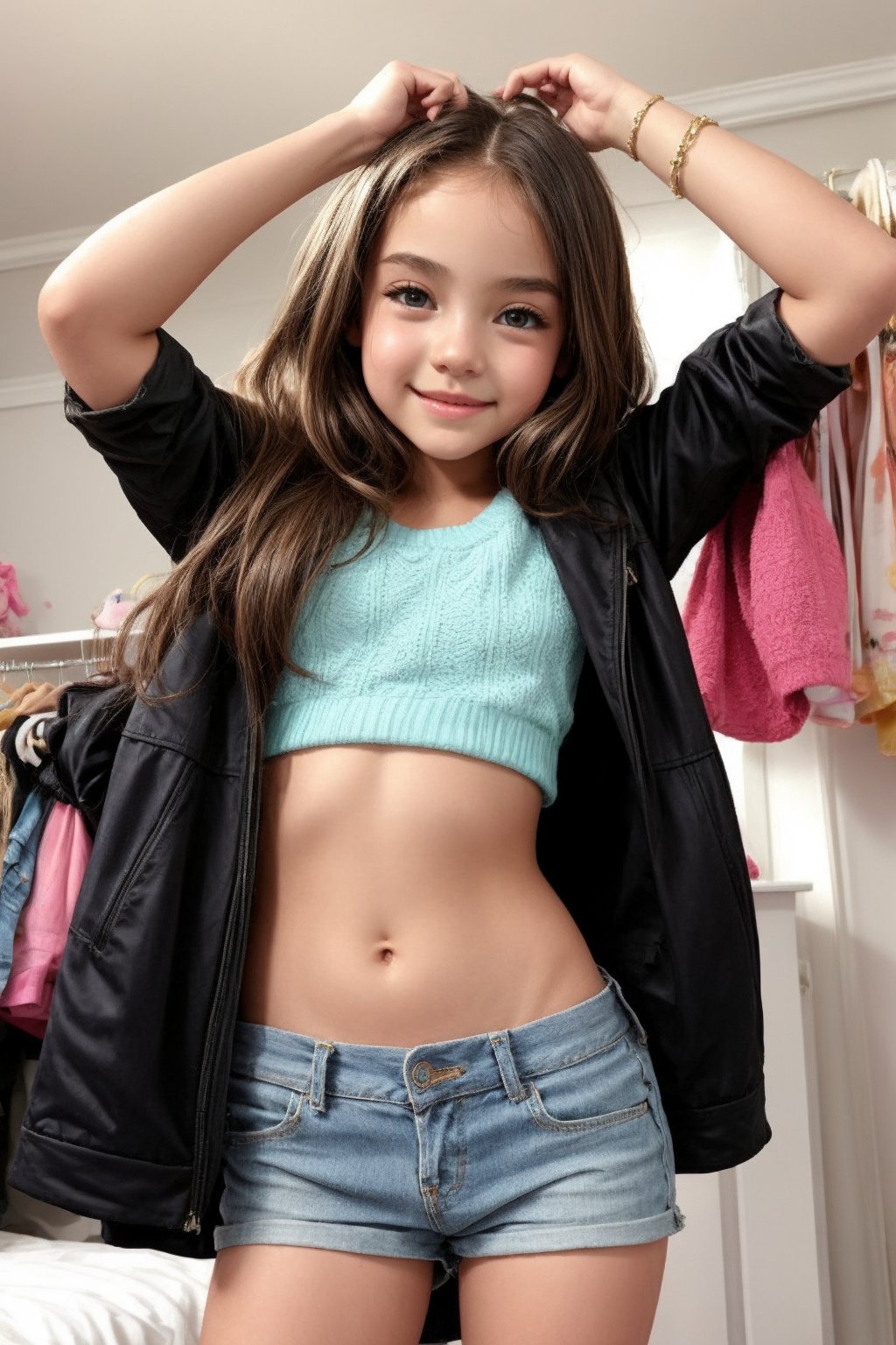 Wardrobe Malfunction, tween girl,