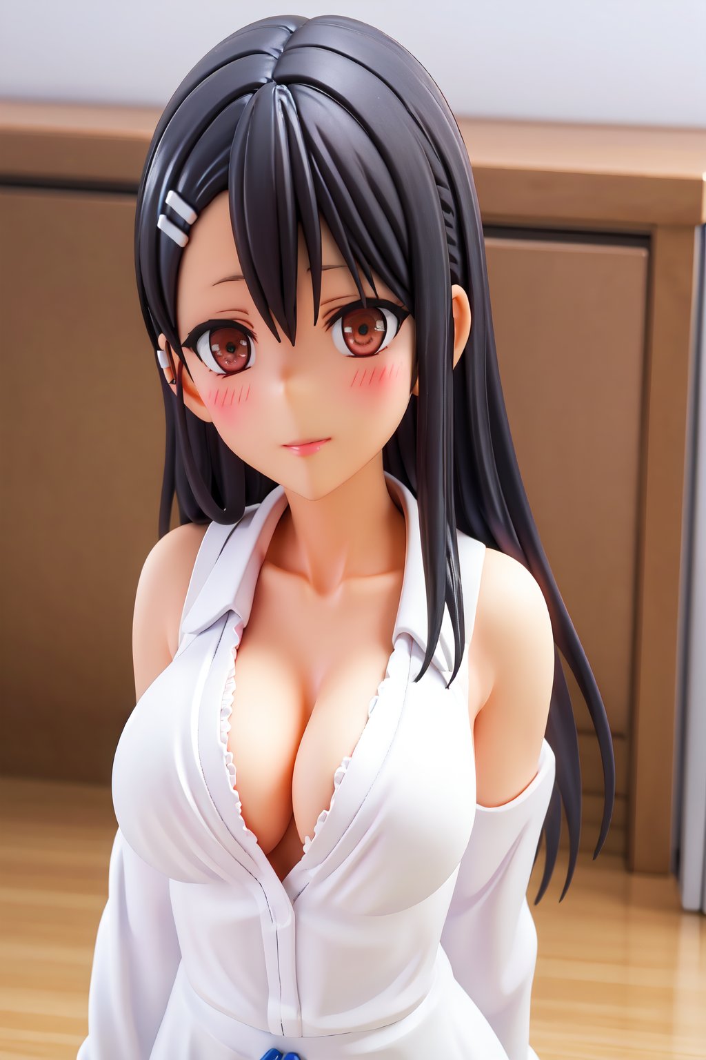  score_9_up, score_8_up,score_7_up,3D,nagatoro hayase, hair ornament, brown eyes, hairclip,dark skin, hairclip, black hair,JudoCh, hairclip, score_7_up,PVC