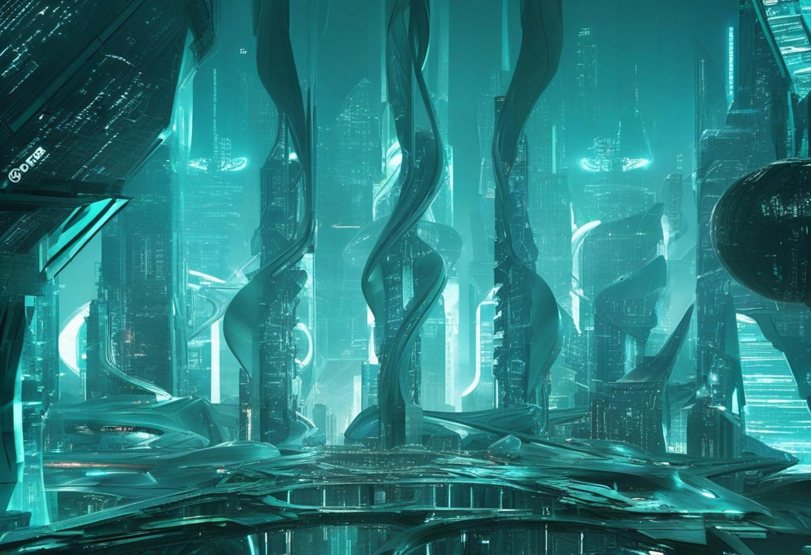 score_9, score_8_up, score_7_up, fantasy_look, a stunning image of futuristic city, sci-fi theme,EasyNegativeV2