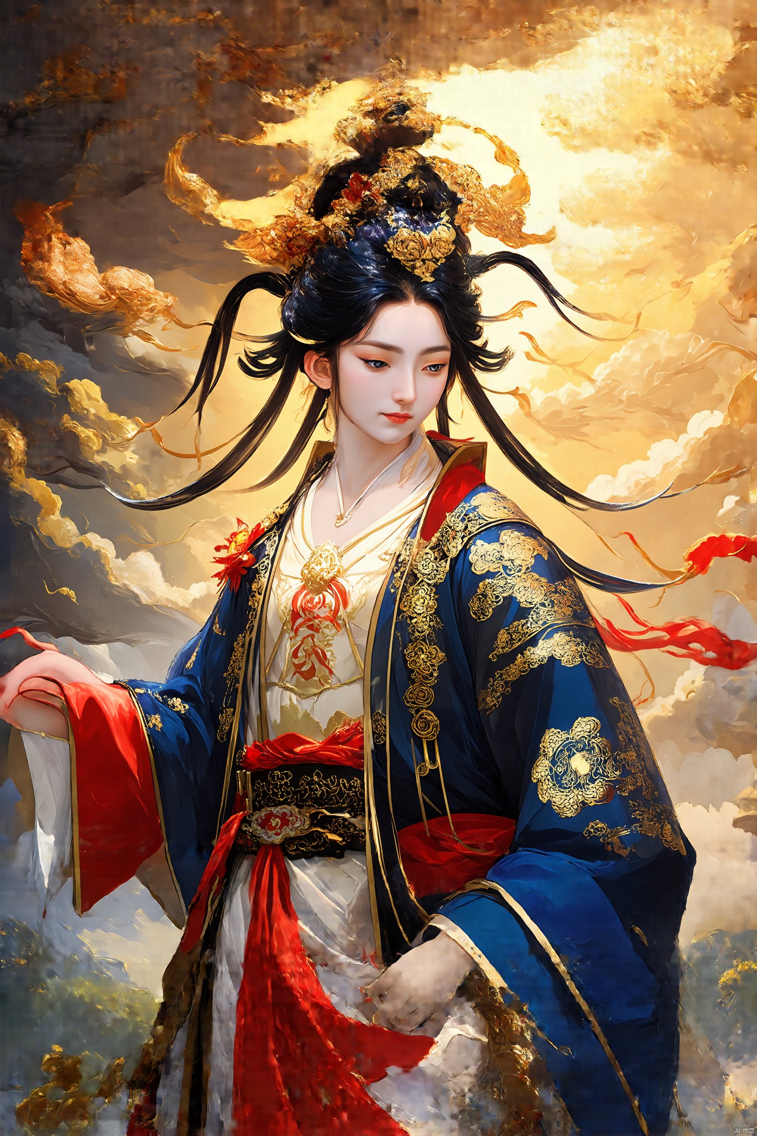 masterpiece, best quality, perfect composition, very aesthetic, absurdres, ultra-detailed, intricate details, Professional, official art, Representative work,Chinese mythology