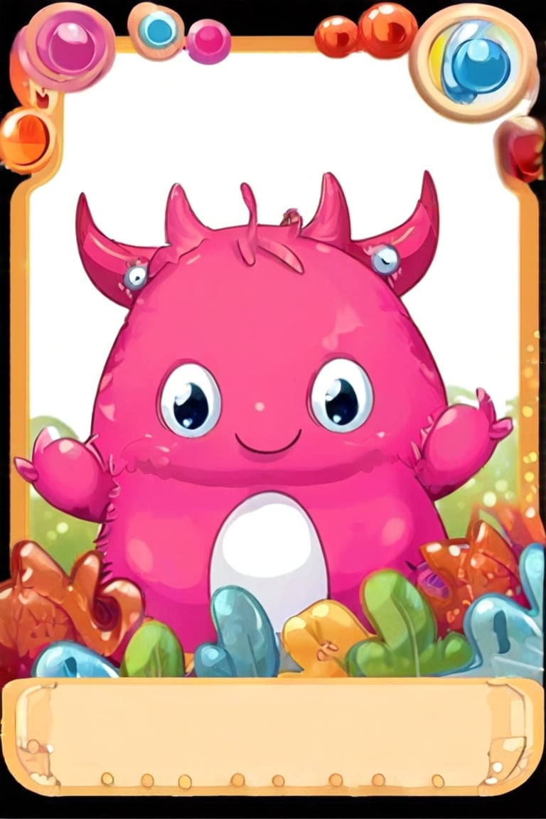 card game, monster cute, borders