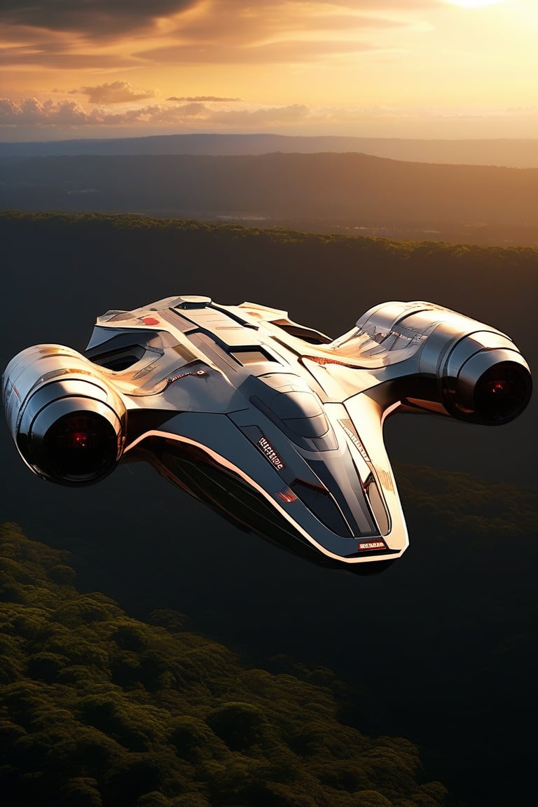 realistic photo of starship,flying over Amazon forest at high speed,rear view,thrusts fromjet engine,sunset,
ek_ph0t0_b00ster,ek_real_b00ster,ek_art_b00ster,ek_raz0r_cre5t,ek_rcr3ar