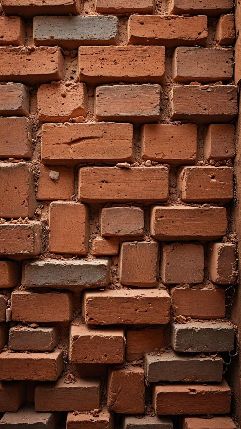 Texture of a brick wall, close-up view, intricate patterns, macro photography, high resolution, studio lighting, clear focus <lora:flux-000001:1>, flex-style