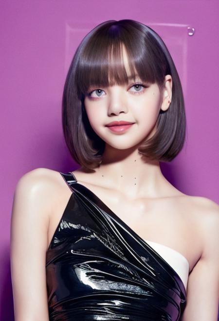 JobId: a912c970-0a9e-d649-db97-81ed57e70fa2Function: text2imageInput:  width: 416  height: 608  prompt: >-    lalisa, girl in a photostudio    Modeling High cut, high Quality Dress.    Slight makeup, heavy rimmel. Clear skin.  realistic skin style    Long dark black slick back hair.     Shooting light, indors, cable light    Studio background.    Winking left eye. Smiling.    Bokeh. Heavy Bokeh light.  model: absolute_reality_1_8_1  count: 1  negative_prompt: (low quality, worst quality:1.4), signature, bad-hands-5, EasyNegativeV2, bad anatomy, bad hands. asian, chinese, japanese, black, dark people. Weird hands, multiple fingers. disjoints. makeup. Word, Letters. logo. numbers.  guidance: 7  steps: 16  sampler: dpmpp_2m_karras  seed: 2886986976  upscale: 1  lora1: 26ABDF99A495893F8A03B7BB1AB694F7FBF073421A777B969AE80CBBF2B7854E  lora1_strength: 1  lora2_strength: 0.7  format: png