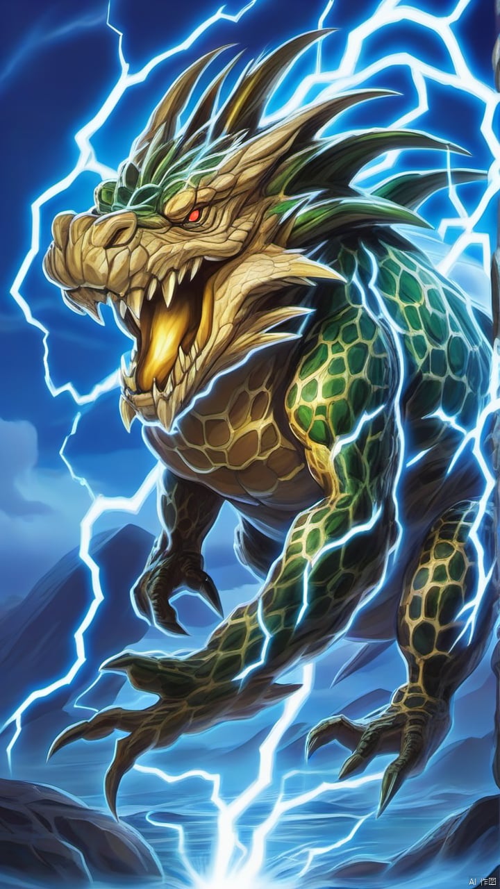 Thunder element, crocodile