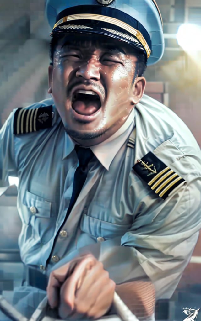 Zhanghongwei,solo,1male,military,slighty_chubby,open_mouth