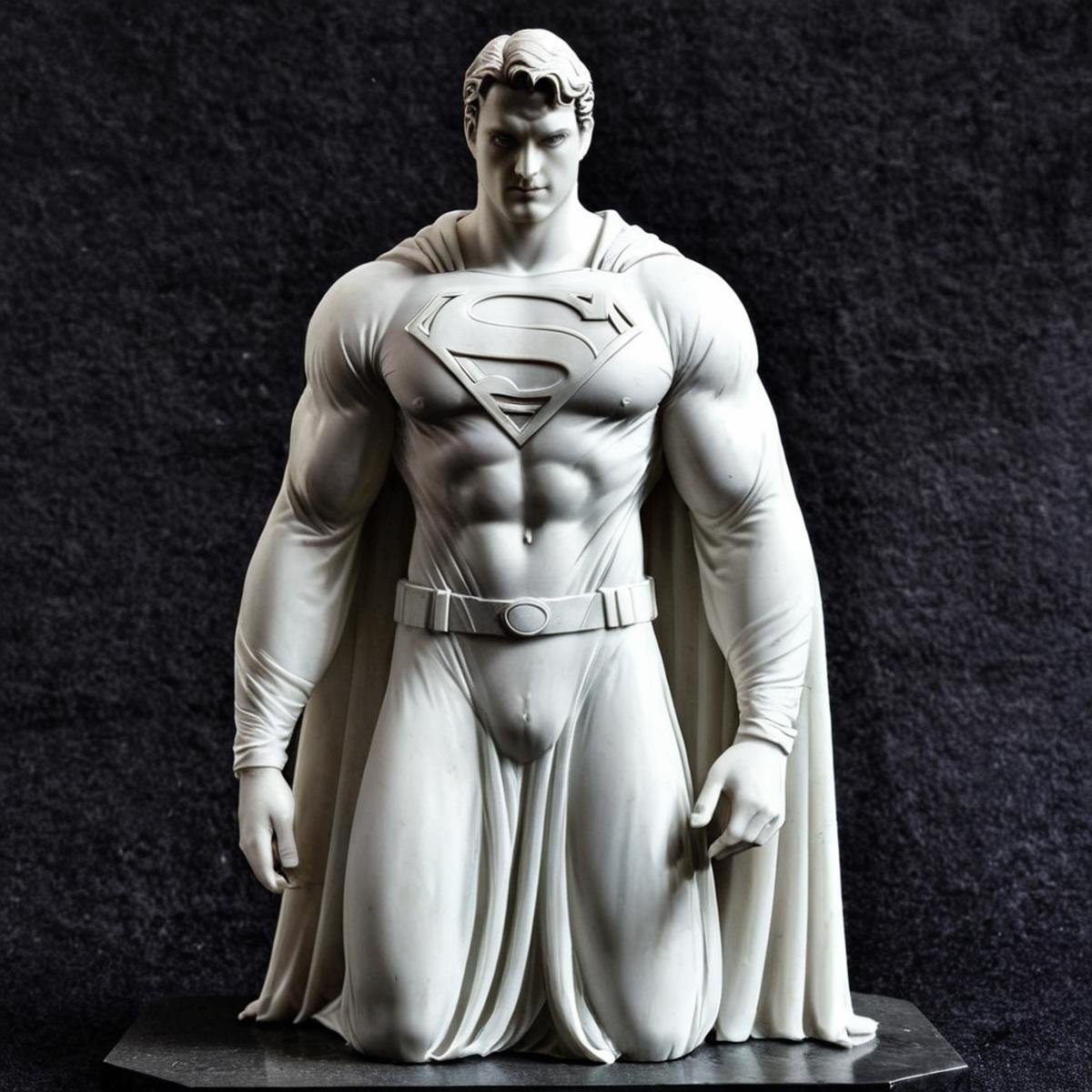 <lora:perfection style:0.3> perfection style<lora:sculpture v3:0.9>Marble sculpture a statue of superman