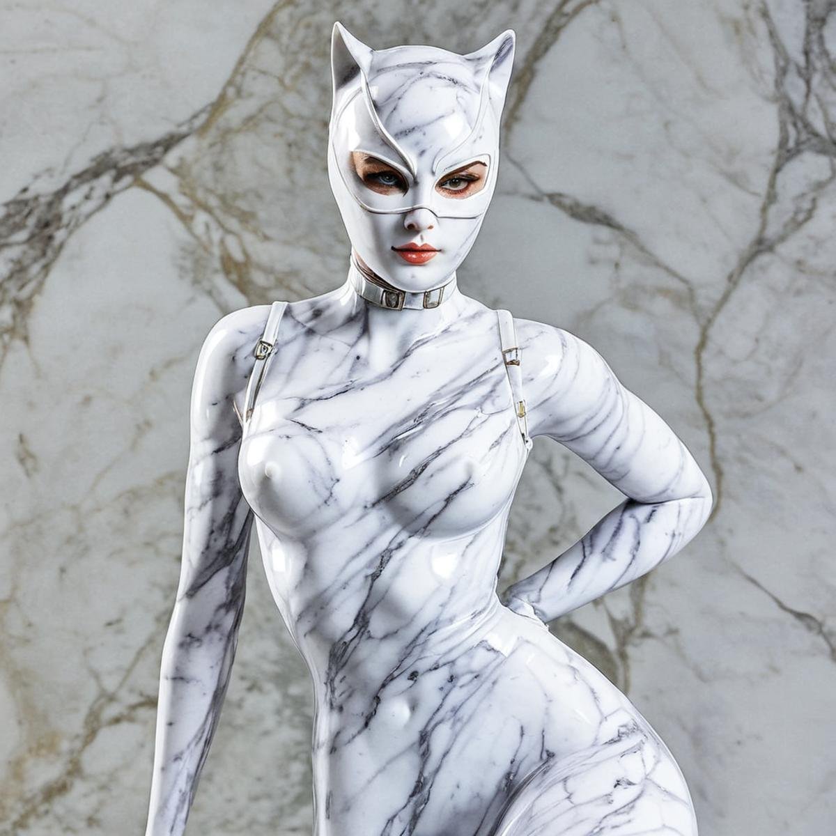 <lora:sculpture style v4:1.2>Marble sculpture of catwoman Marble sculpture style