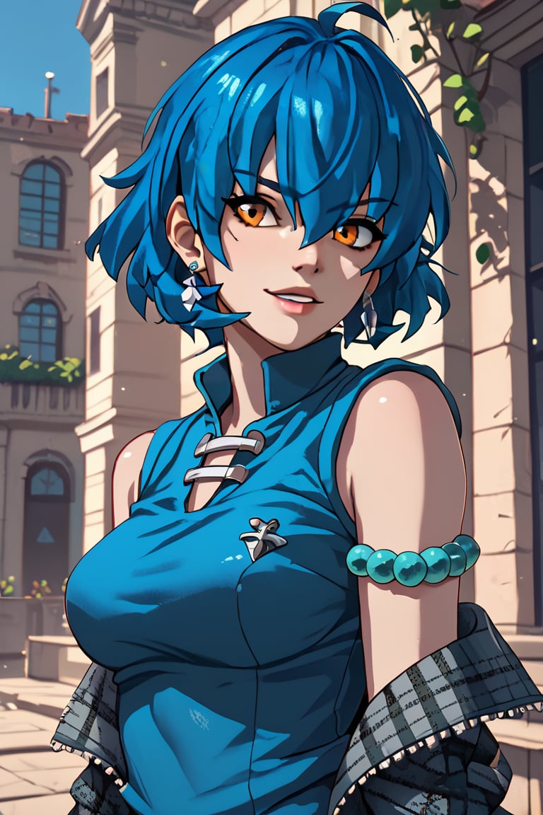 score_9, score_8_up, score_7_up,ad4_3ss3nc3, blue hair, orange eyes