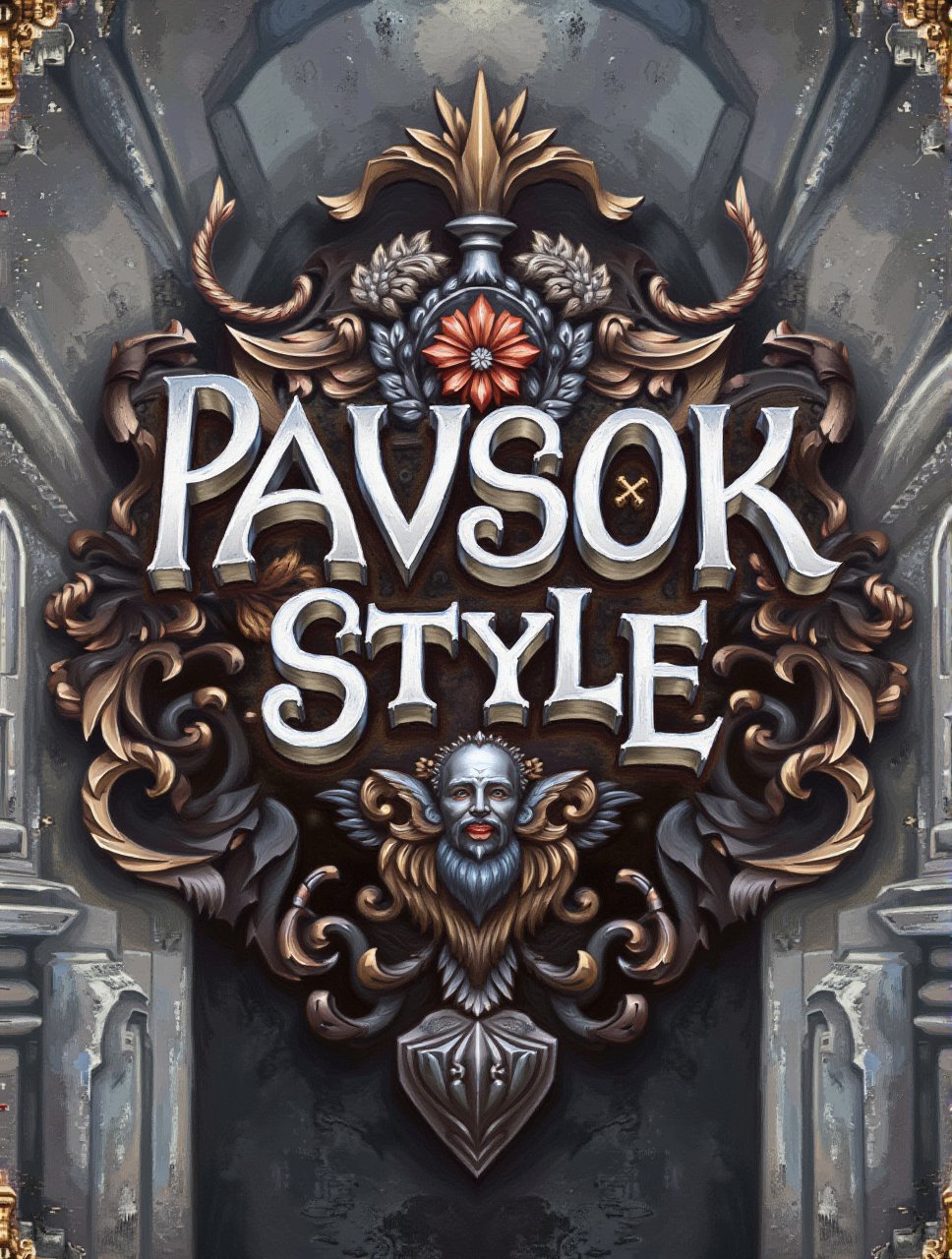 "PAVSOK STYLE" 3d text!,pavsok Style