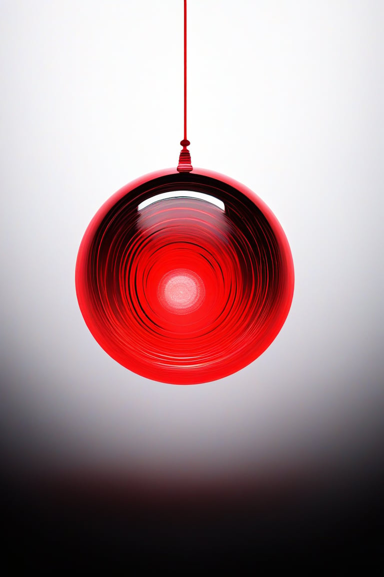 A vibrant red dot artwork: A suspended crimson sphere, softened at its edges to imply dynamic tension, hovers against a crisp white backdrop, its central luminescence pulsing with inner power. The stark contrast between the dot's fiery hue and the surrounding whitespace creates a hypnotic visual vortex.