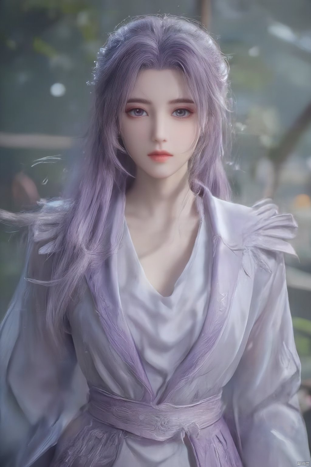  best quality,masterpiece,arien_hanfu,1girl,(falling_snow:1.2),looking_at_viewer,,(big breasts:1.59), ,Xyunxiao,(A garden full of flowers in the background:1.7)