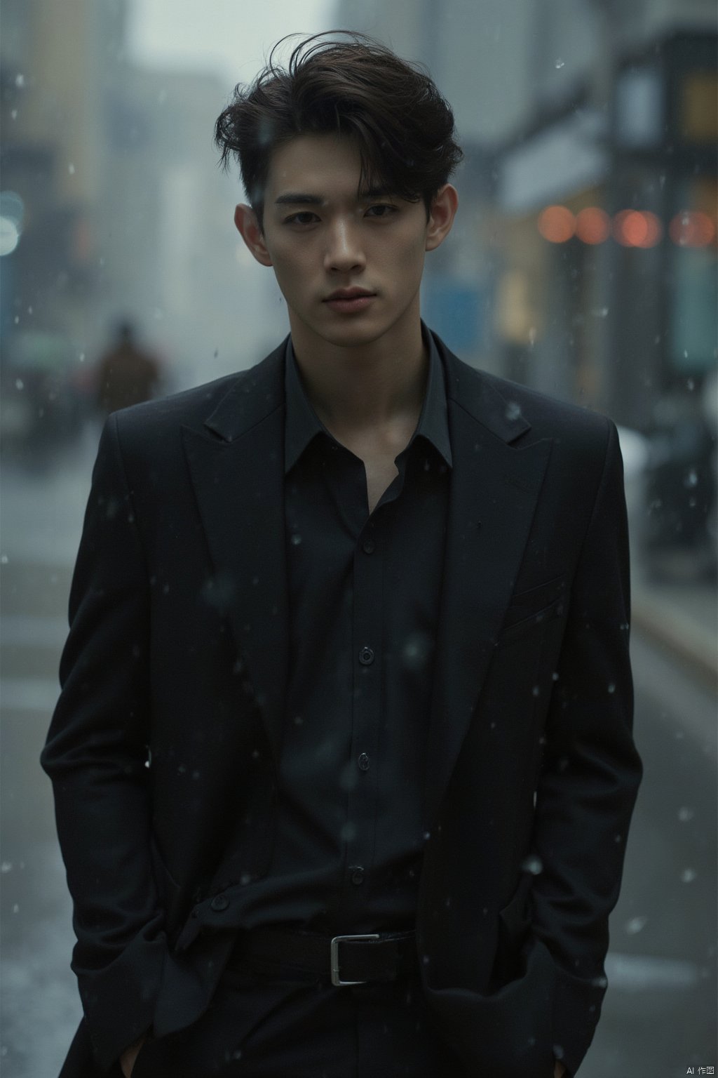 TianHaiPortrait
1boy, full body, very handsome, Realistic, rain, (ultra detailed), (ultra realistic), RAW photo, photorealistic, 8k, high res, full body, very handsome,  smiling,