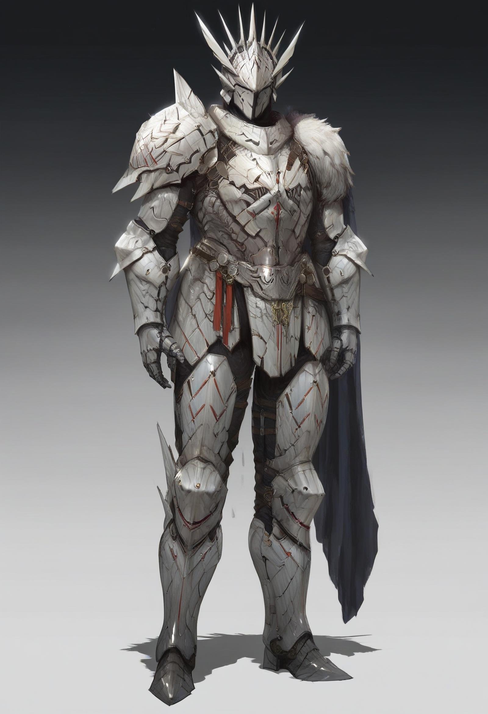 score_9, score_8_up, score_7_up, score_6_up, score_5_up, score_4_up, arm0rs3nt1n3l,solo, 1boy, full body, helmet, white armor, armor, shoulder armor, boots, gauntlets, slick armor, full body armor, <lora:ArmorSentinel:1>