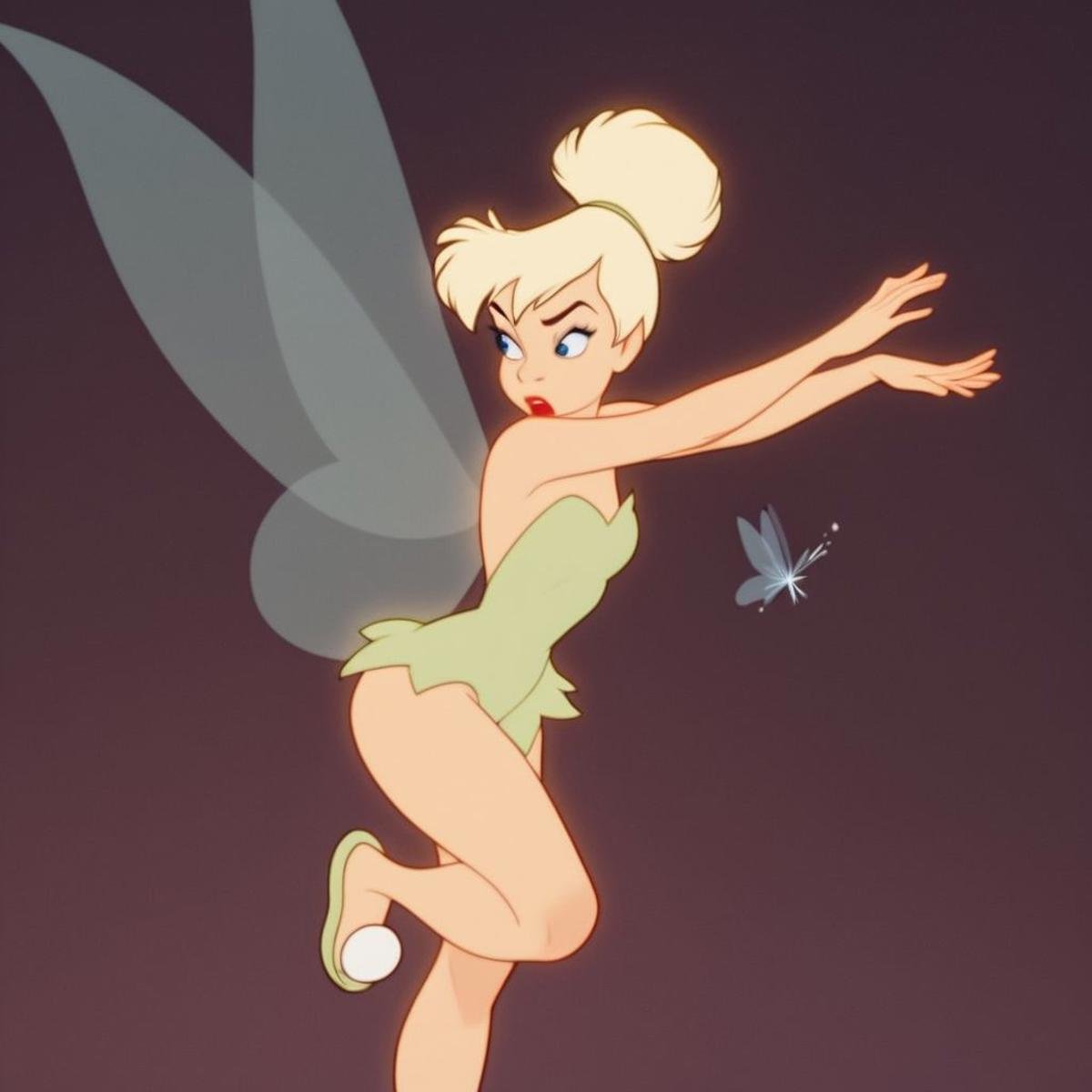 score_9, score_8_up, score_7_up, score_6_up, score_5_up, score_4_up, rating_explicit, 1girl, Tinkerbell, fairy, Fairy wings