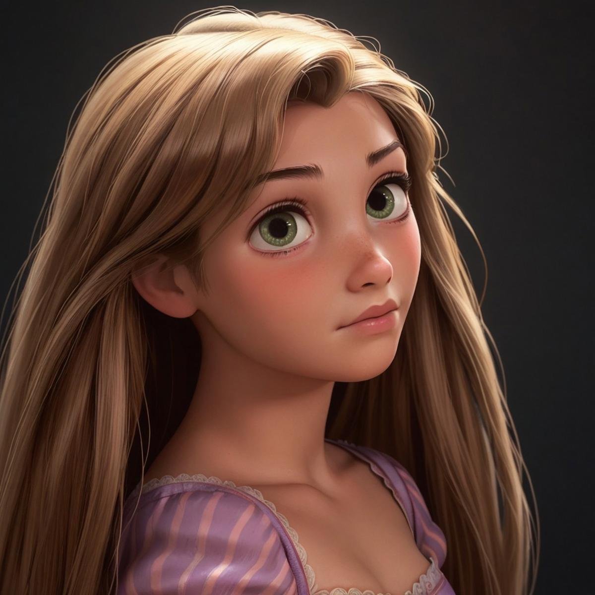 score_9, score_8, score_7, score_6, Rapunzel, 1girl, R_punzel, very long hair, portrait