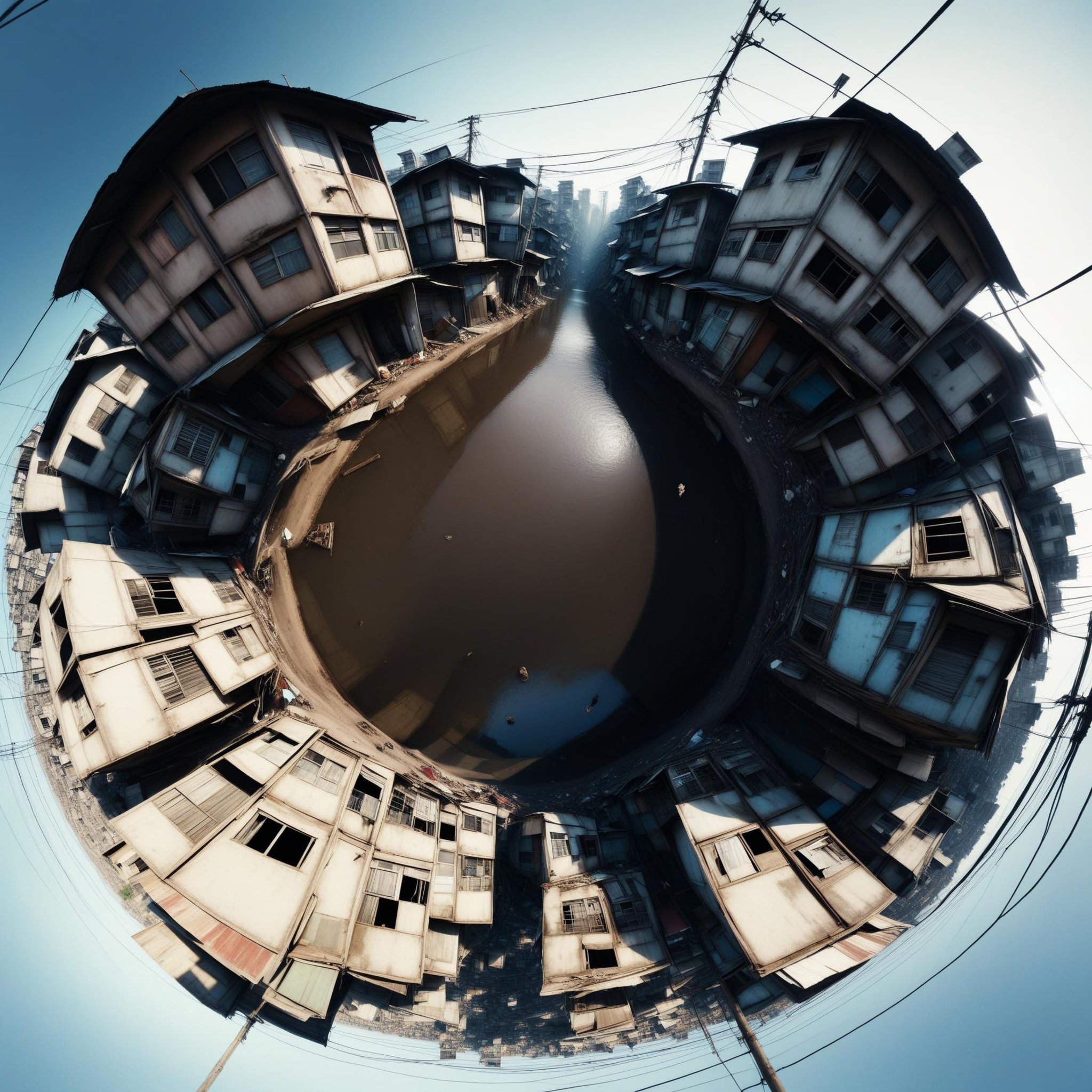 score_9, score_8_up, score_7_up, score_6_up, score_5_up, score_4_up, source_anime, anime style <lora:TinyPlanetSDXL:1> TinyPlanet Slider in slums