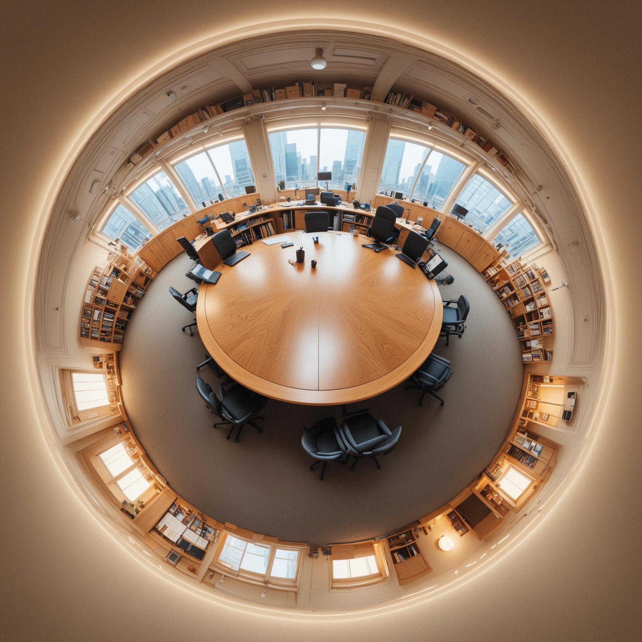 <lora:TinyPlanetSDXL:1> TinyPlanet Desk in carousel