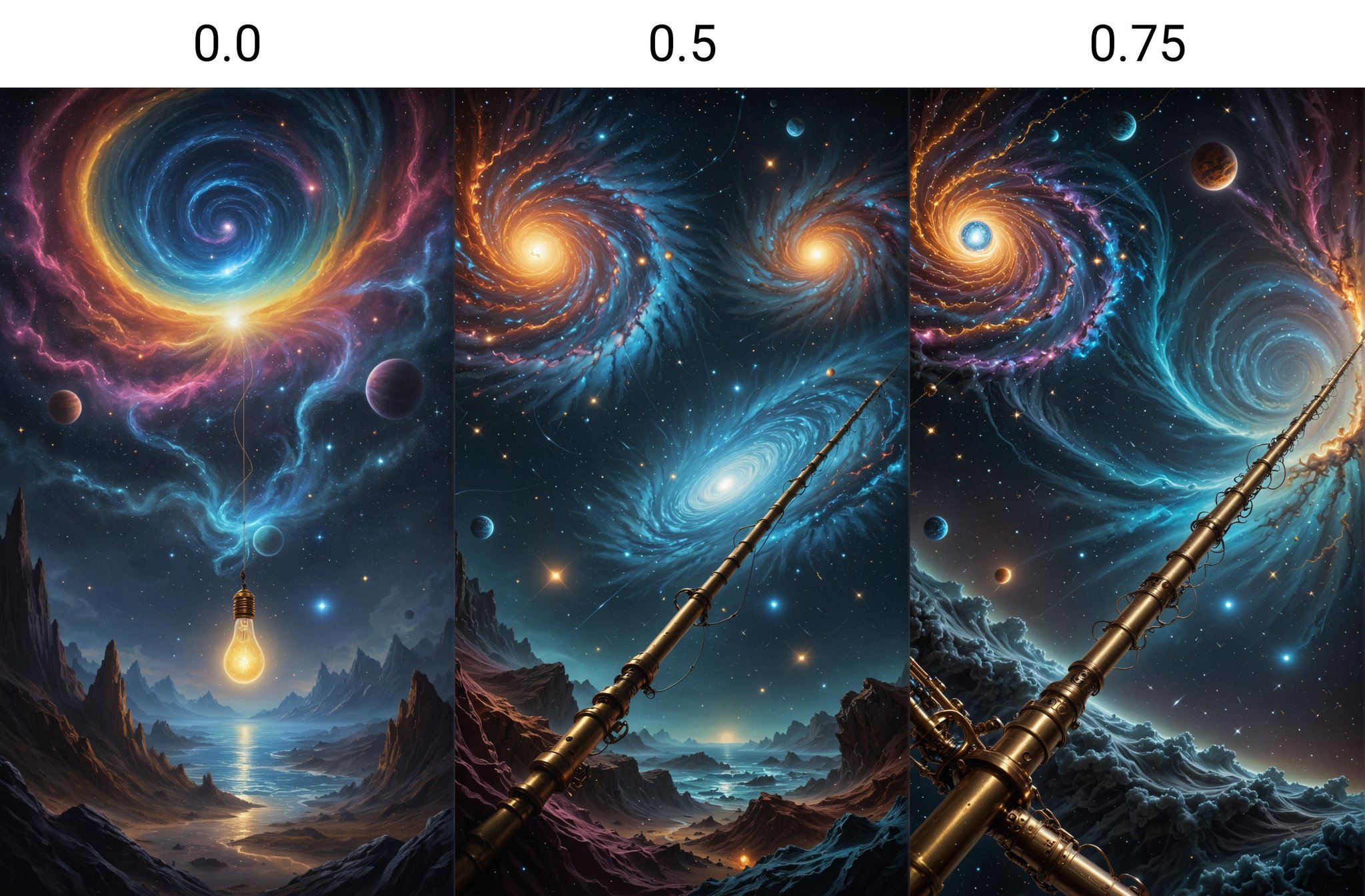 <lora:dAIversityUnderstandingXL-Realistic:0.0> Fishing rod,Digital painting of a detailed tapestry showing a vibrant and colorful galaxy, with swirling patterns representing stars, planets, and nebulae, intricate gold and silver threadwork depicting constellations, a lightbulb in the center casting a warm glow, surreal and dreamlike atmosphere, high-quality render, detailed close-ups, concept art, artstation, sci-fi, fantasy, detailed background, vibrant colors, glowing elements, intricate design, surreal, atmospheric, detailed foreground, textured, high-definition, concept illustration, illustration, wallpaper, promo art, dramatic lighting, beautiful image