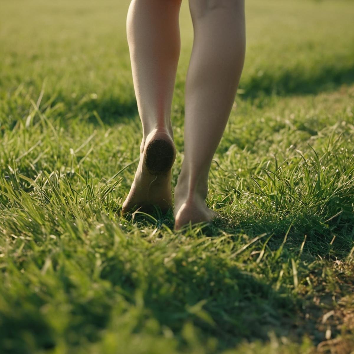 cinematic film still of <lora:feet foot v3:0.8>A perfect photo of a person walking on a grass covered field,foot focus,cinematic feet,best feet,better Feet,awesome Feet,different Feet,1girl,solo,pantyhose,outdoors,barefoot,feet,toes,no shoes,soles,grass,close-up,dirty,photo background,dirty feet,perfect style,perfection style,detailed style,perfect style,perfection style,detailed style,closeup , detailed background, perfect background, feet style, foot style, shallow depth of field, vignette, highly detailed, high budget, bokeh, cinemascope, moody, epic, gorgeous, film grain, grainy