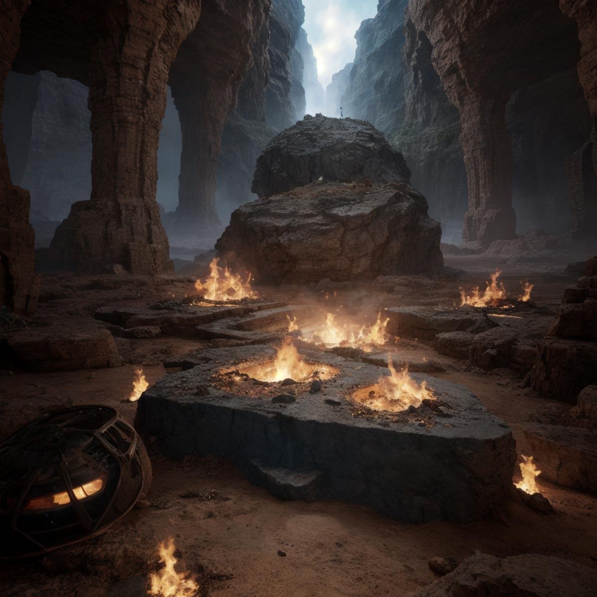 professional 3d model of  <lora:Unreal Engine style SD1.5:1>An Unreal Engine image of a close up of a pizza with flames,1girl,solo,scenery,mountain,red theme,landscape,molten rock , realistic, realism, photorealism, hyperrealism, hyperrealistic, realistic, sharp, detailed, cinematography style, film light style, movie still,  professional photography, artistic, perfection, contrast, cinematic, filmic, high quality photo,  8k quality, colorful, photography style, 3D computer graphics, Blender, 3ds Max, Maya, Cinema 4D, ZBrush, AutoCAD, LightWave 3D, Adobe Dimension, virtual reality, 3d, different people, different characters, different models, detailed eyes, detailed nose, detailed ears, detailed environment, detailed body, detailed face, detailed nipples, detailed breasts, detailed feet, detailed hands, perfect, perfection, epic, awesome, Interactive, Cybernetics, different lighting, light, Video games, Film and television, Unreal, real-time 3D,  Epic Games style, Unreal Engine style, octane render, highly detailed, volumetric, dramatic lighting