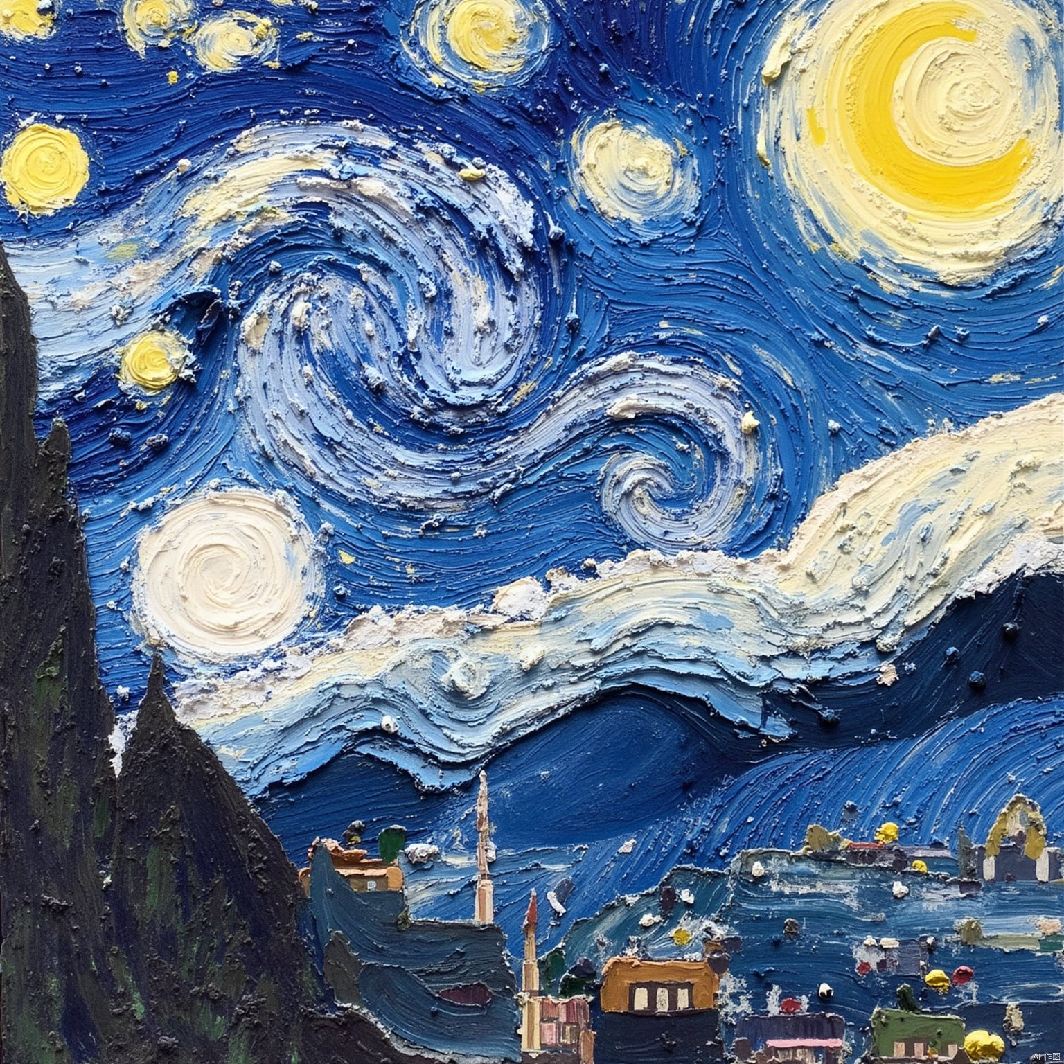 Your favorite movie poster reimagined in the style of a classic Van Gogh painting