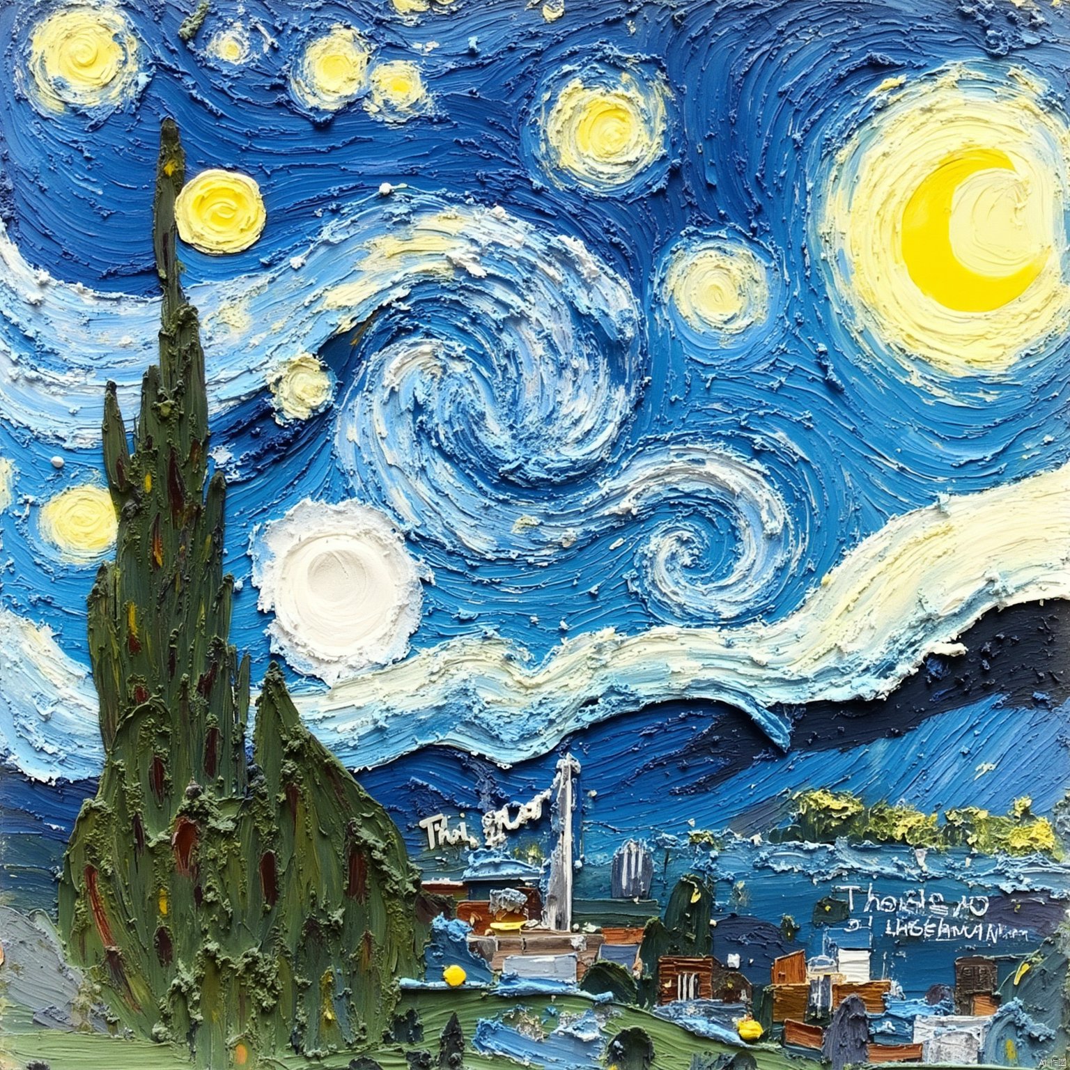 Your favorite movie poster reimagined in the style of a classic Van Gogh painting