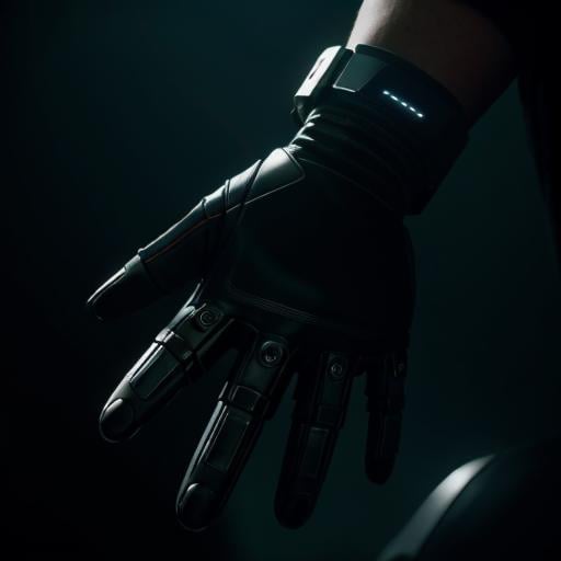 cinematic film still of  <lora:1.5_perfect hands:1>a futuristic hand with a metal glove on Perfect Hands, shallow depth of field, vignette, highly detailed, high budget, bokeh, cinemascope, moody, epic, gorgeous, film grain, grainy