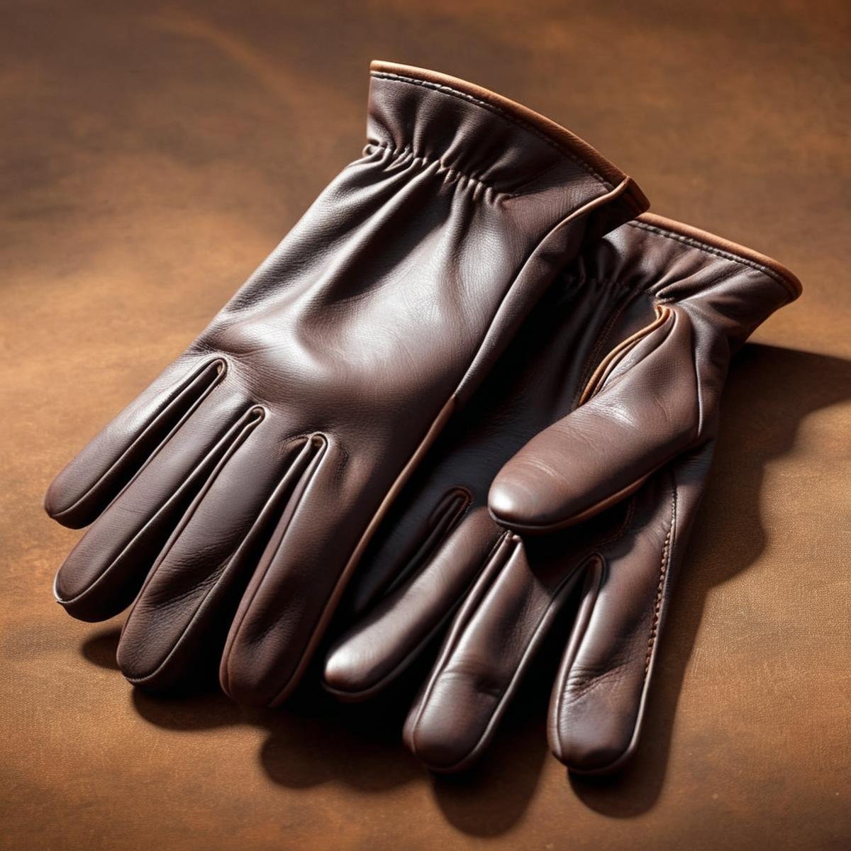 Hyperrealistic art of  <lora:Perfect Hand:1.2>perfection a pair of gloves with a brown leather palm perfect hand style, Extremely high-resolution details, photographic, realism pushed to extreme, fine texture, incredibly lifelike