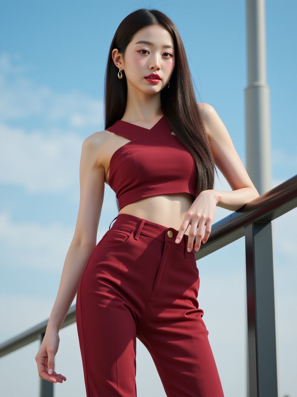 photorealistic,portrait of hubggirl, A South Korean K-pop girl with full body shot, 
Cinematic Photo of a beautiful sexy korean fashion model,