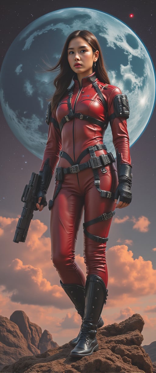 masterpiece, Movie Still, Film Still, Cinematic, Cinematic Shot, (RAW photo, 8k uhd, Analog style, Masterpiece, Best Quality, Highres:1.4), (dramatic, cinematic:1.2), BREAK, movie shot of (brutal:1.1)a woman in a spacesuit with a gun in front of a planet, Style of Jim Burns, Retro-Science-Fiction-Art, cyborg goddess in cosmos, Greg Beeple, Vintage Science-Fiction-art, 7 0 s Sci-Fi-art, Frank Kelly Freas, 1 9 8 0 s Retro-Science-Fiction-art.,wonder beauty,Enhanced all,Anime Style

"CTMAKER" badge , ,,ct-virtual,ct-virtual_v2,ct-visual,ct-sensual-v2