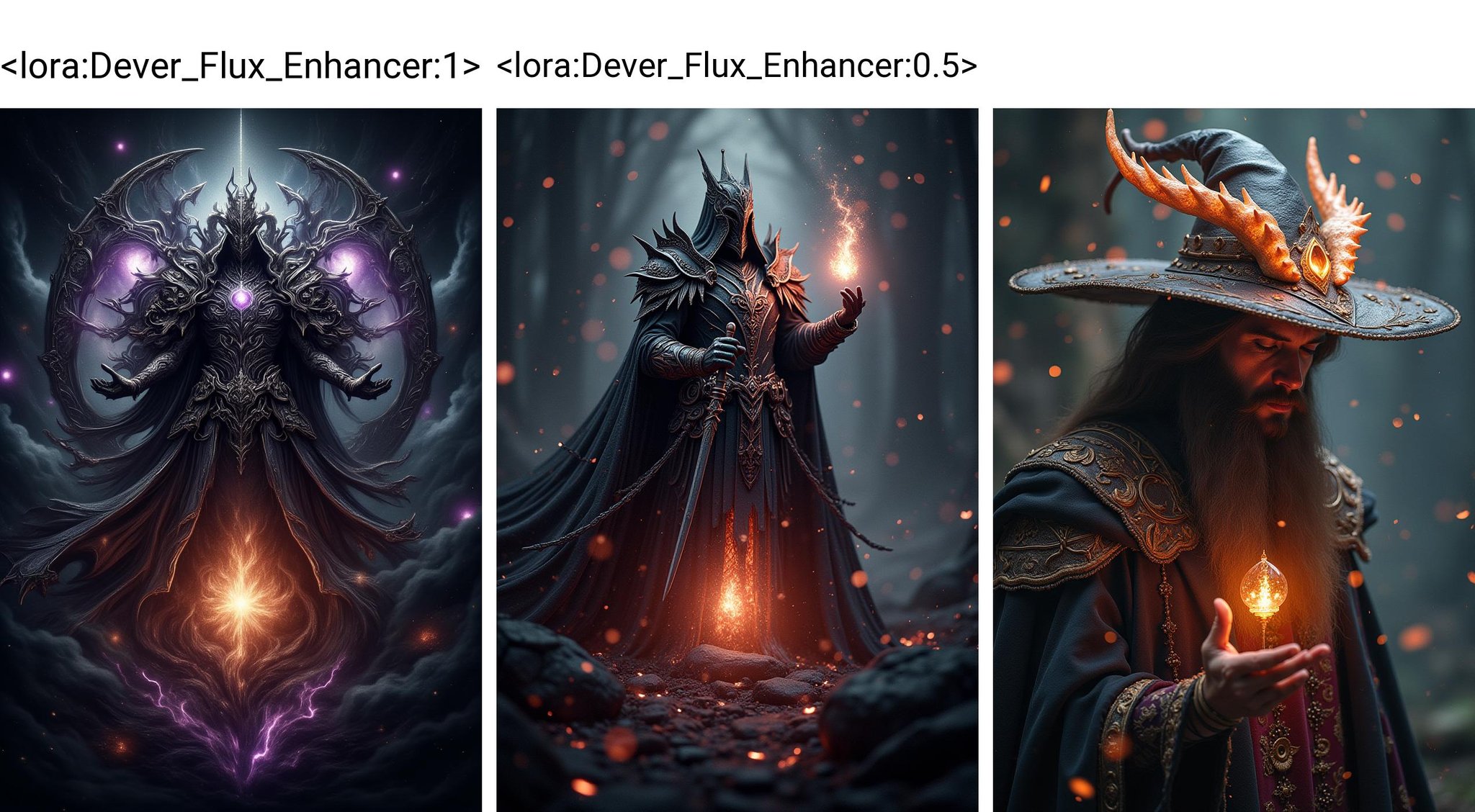 Elemental-style Wizard, octane engine, intricate, UHD, magical composition, excellent composition, fine polished, quality, professional creative, deep aesthetic, confident, ambient atmosphere, glowing, cinematic perfect intricate stunning fine detail, ambient background, dramatic<lora:Dever_Flux_Enhancer:1>