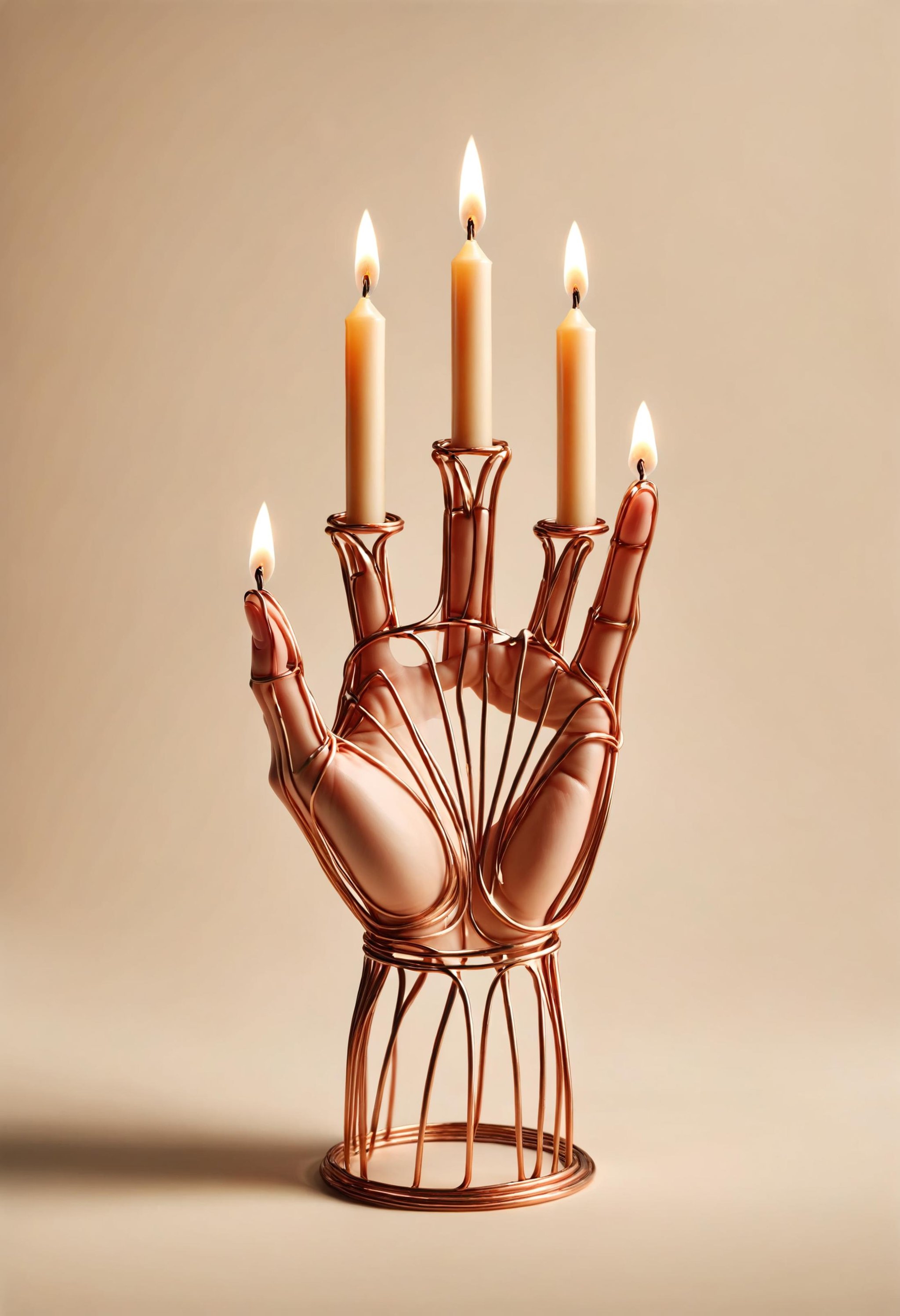 1hand, fingers as candles<lora:dvr-cpwr> dvr-cpwr