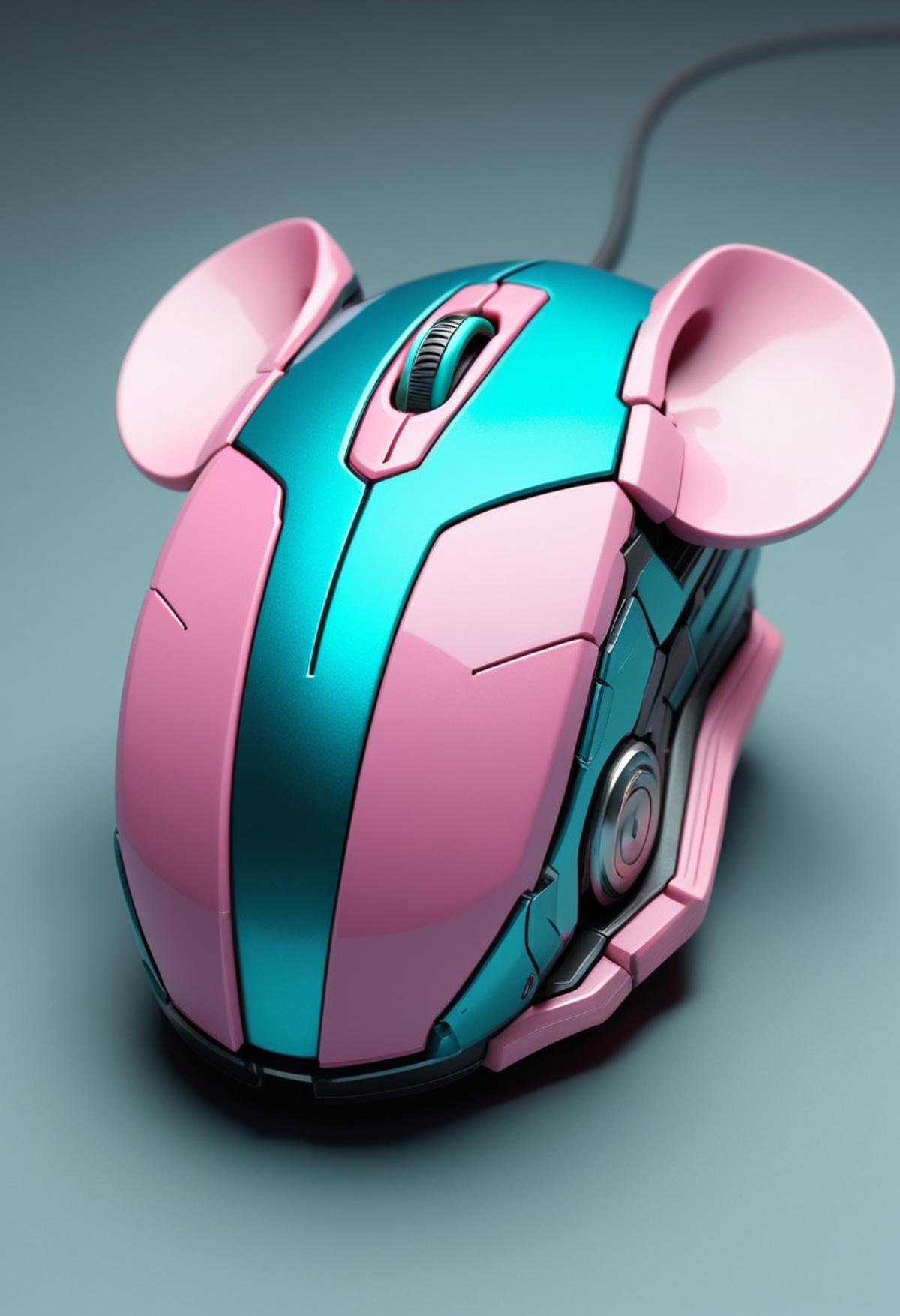 TransformersStyle Cyan, Light_pink, Mouse <lora:TransformersStyleXL-000009:0.8> 