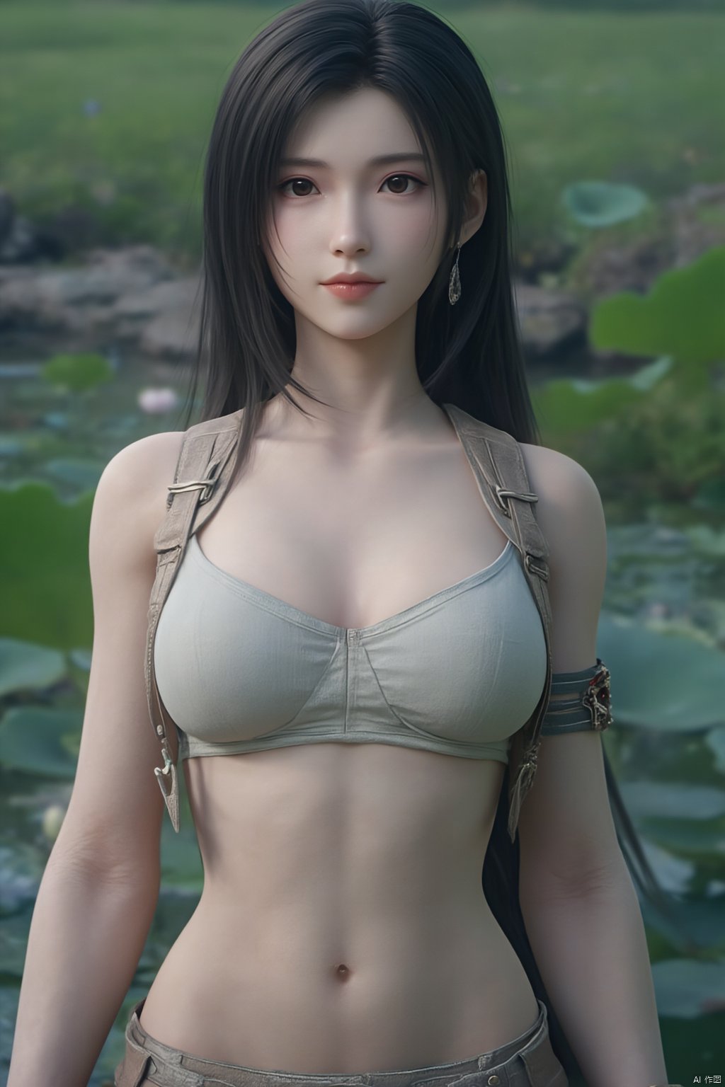 Best quality, Realistic, photorealistic, masterpiece,1girl,Xyuanyao,(big breasts:1.89),(Lotus, lotus pond:1.3),,Xyunxiao,(big breasts:1.99),Xxiaolongnv,Xyuanyao,Xtifa,XAerith