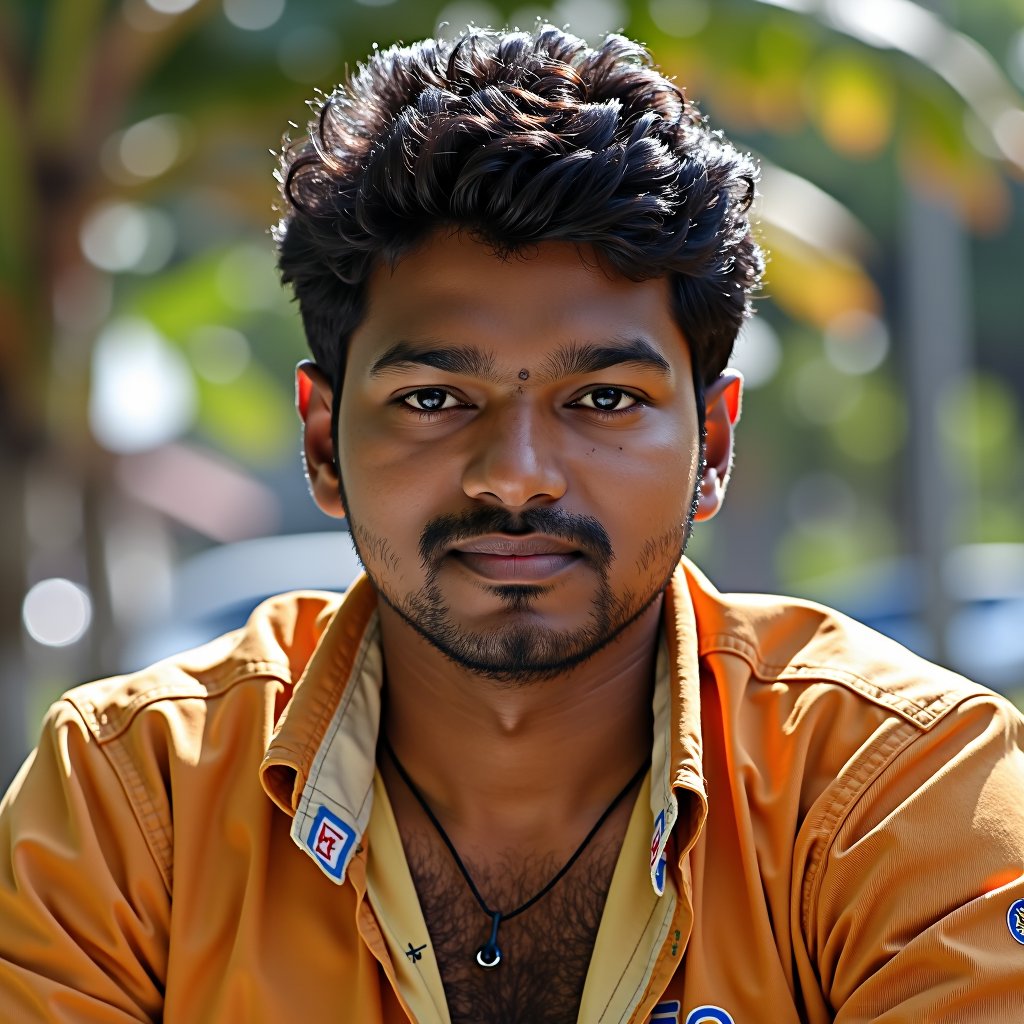 portrait of pokkiri vijay