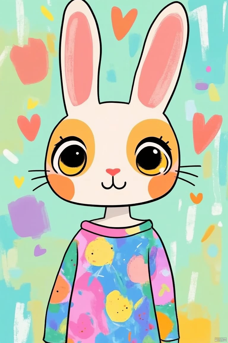 Cute bunny, doodle