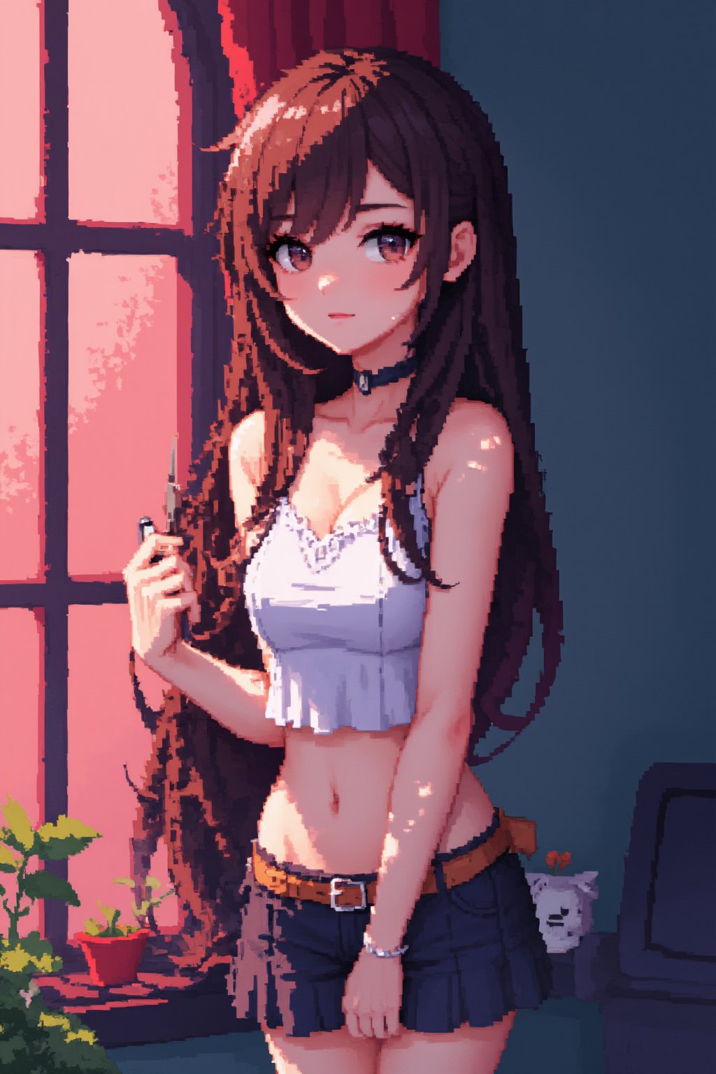 1girl,Pixel Art