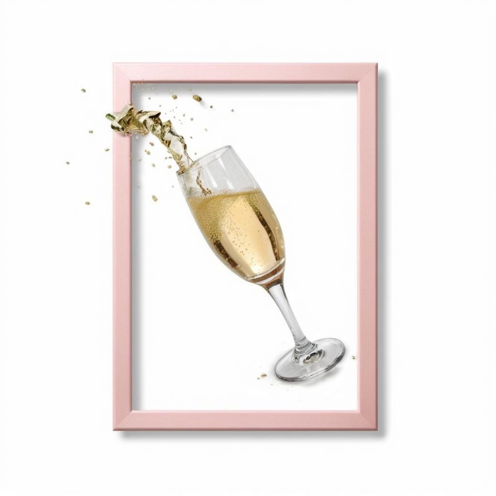 <lora:BreakingTheFrameSDXL:0.7> Phones BREAK (breaking the frame:1.5), BREAKChampagne Pink frame, white background, shadow