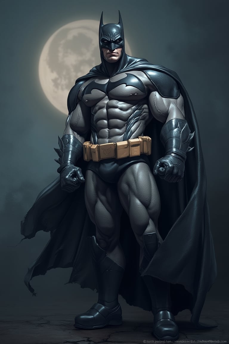 Amazing man, muscle, Batman outfit, 

Silverjow style, bara, 