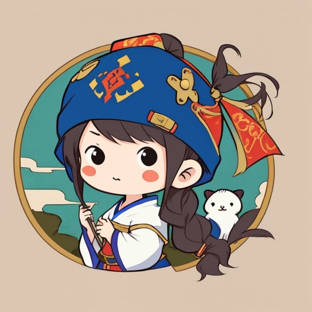 chibi avatar,cutestickers,scenary, backgound, medieval,fantasy,anime, 