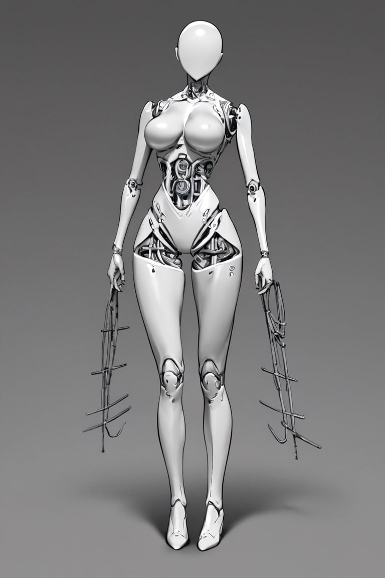 score_9,score_8_up,score_7_up, source_anime,
bodychan, 3d, grey skin, wireframe, faceless, bald, 1girl, solo, breasts, large breasts, standing, simple background, black background, medium breasts, monochrome, full body, greyscale, colored skin (t-pose:1), joints