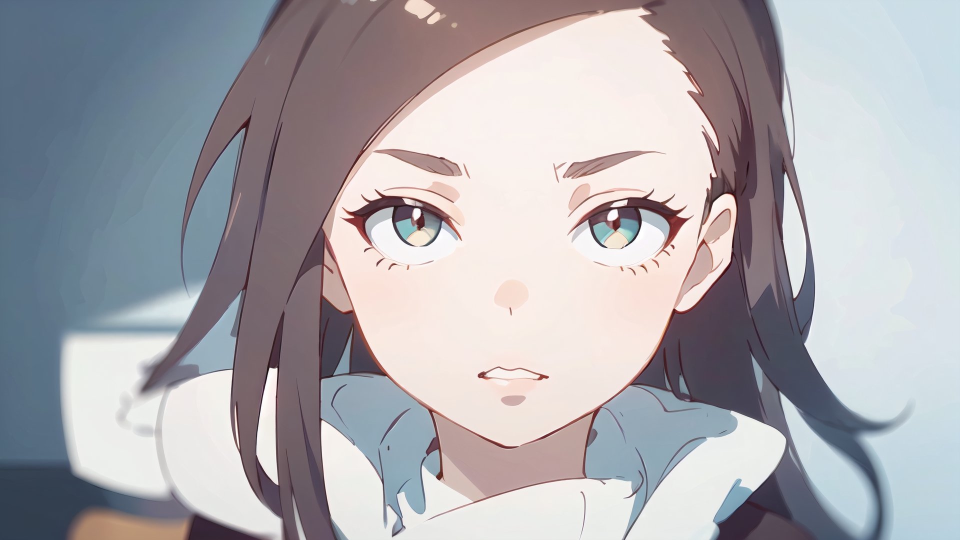 girl, long dark brown hair, detailed tips, dark brown pupil, almond lips, futuristic jacket,

(masterpiece, best quality, hires, high resolution:1.2), (beautiful, aesthetic, perfect, delicate, intricate:1.2), (depth of field:1.2),KunoTsubakiv1,In the style of gravityfalls