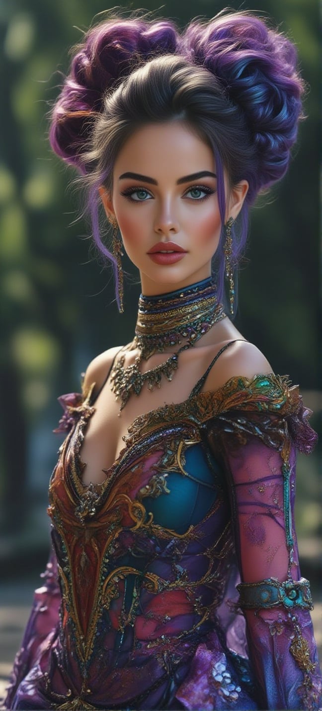 Masterpiece ultra detailed female handsome elf woman, being with bright skin, clean skin, stilyzed, PSYTRANCE, trippy, multicolored resplendent luxury jewels, a magical and surreal image, fantastic elf, centered, unreal fantasy, concept art, handsome, Awakening, immersive, trippy, psicodelic, Spiritual dreams, Galaxy, acanthus scrolls, intricately detailed fluid painting, jewelry, game art, geometry, octane rendering, creativity, perfect proportion, beautiful, inside universe, balance of light and shadow, Ultra Detailed Complex Splatter Art Trends Artstation, Unreal Engine 5 Volumetric Lighting VHS, inspired fantasy art style, smooth, focused, DMT Experience, mystical, prophecy, intellect, pretty, gas form, shadow form, energy form, light form, dark energy, explorer, highly detailed color illustration, colorful shades, watercolor effect, bokeh, digital painting, highly detailed clean, photorealistic masterpiece, professional photography, universal scene, vibrant color, high detail liquid melting, dark colorful ink dripping, surrealistic, vivid dark colors, deepest ink splatter, explosive colors, Sharp details, ribbons of color floating and contorting, 3D octane render, splash swirling dripping, melting, maximalism, octane render, unreal, 8k, depth of field, bokeh, front view, handsome, masculine, heavenly mists, glorious light, magnificent, hyper realistic, vivid colors, brian froud, jeremy mann, tim burton, provocative pose, coquetish expression, shaved face, model expression, complex patterns. crystallized Tattered illuminated, Eyes glow so lovely, heavenly light, The ambient lights enhance the detailed textures . Ultra-high definition, highly detailed, blending fantasy elements with fantay design.,BOOREAL2,ek_ph0t0_b00ster