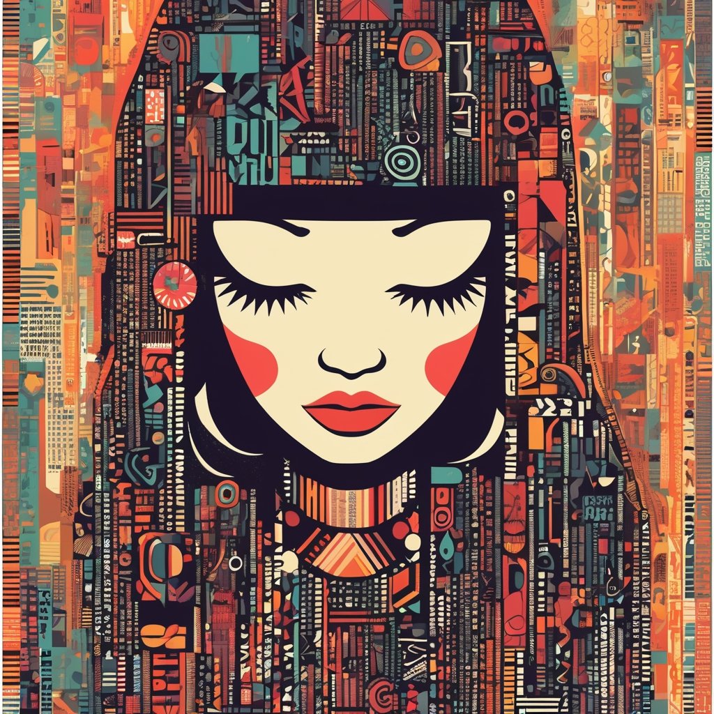 Typographic art featuring a girl - stylized, intricate, detailed, artistic, text-based.
,pixelartstyle